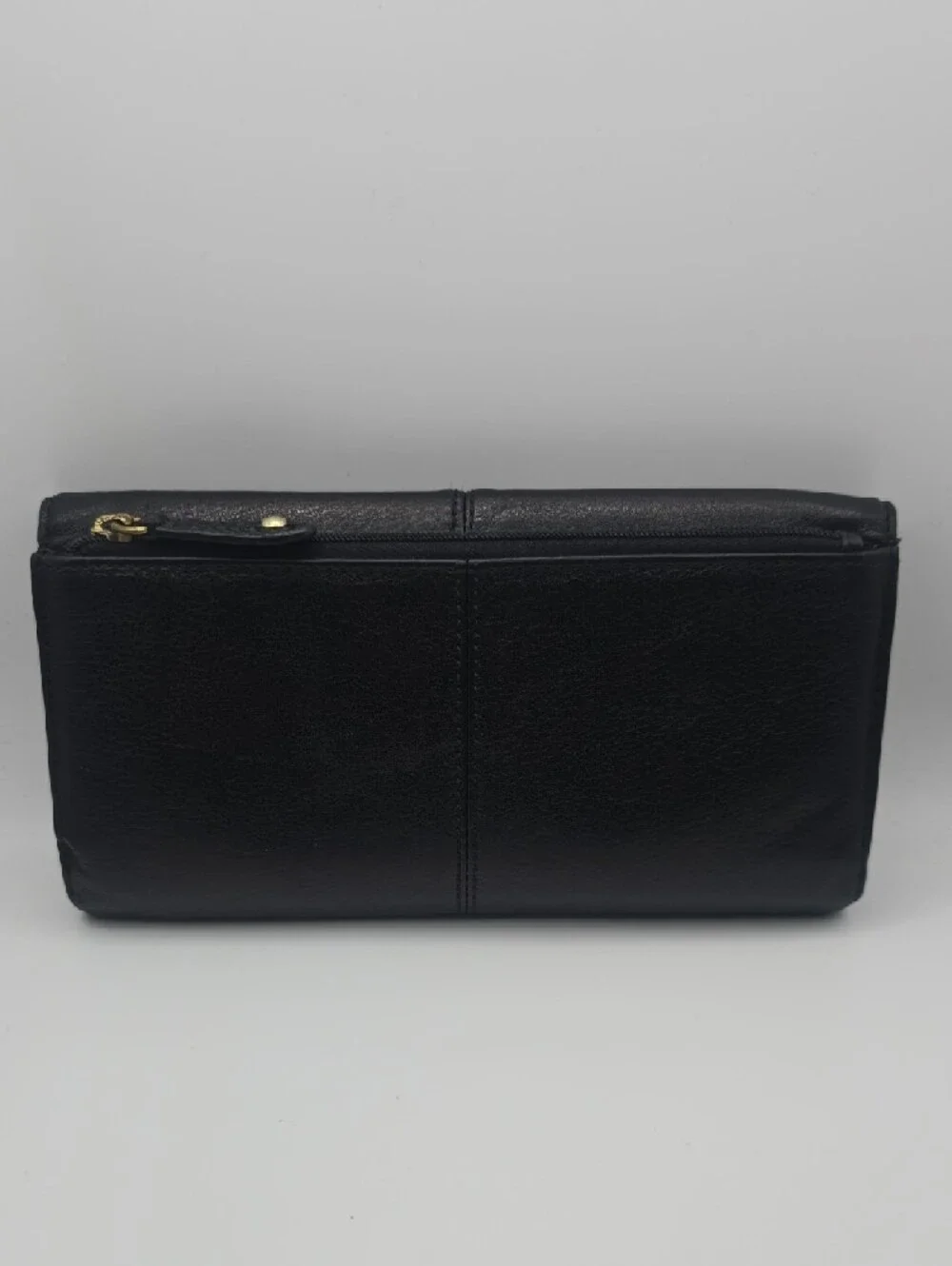 Coach Black Leather Wallet & Cheekbook Holder W/ Gold Hardware (GOOD/FAIR)✨️🖤✨️ - Picture 15 of 15